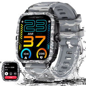 KT71 Smart Watch for Men 3ATM Waterproof 1.96” HD Big Screen Rugged Smart Watch