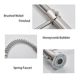 360 Degree Rotation Stream Sprayer Nozzle Kitchen Sink Hot Cold Taps