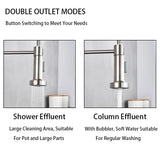 360 Degree Rotation Stream Sprayer Nozzle Kitchen Sink Hot Cold Taps