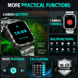 KT71 Smart Watch for Men 3ATM Waterproof 1.96” HD Big Screen Rugged Smart Watch